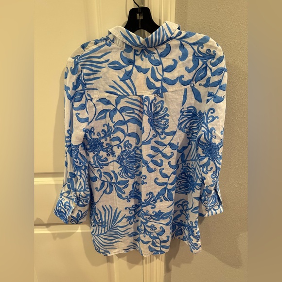 NWT Lilly Pulitzer Linen Top Sz Small - Picture 14 of 15